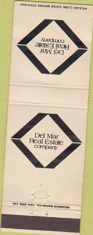 Matchbook Cover - Del Mar Real Estate Co CA Leucadia