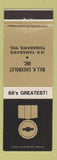 Matchbook Cover - 1968 Chevrolet Bill K Tomahawk WI