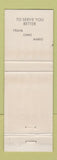 Matchbook Cover - Gates Men's Hair Salon Rochester NY WEAR