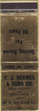 Matchbook Cover - FJ Hermes Sons Real Estate Insurance WI