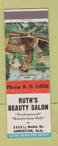 Matchbook Cover - Ruth's Beauty Salon Anniston AL