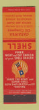 Matchbook Cover - Shell oil gas Catawba Monroe NC