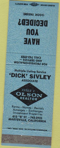 Matchbook Cover - MacBridge Realty Sacramento CA