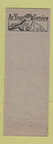Matchbook Cover - Lange's Mobil oil gas Cheyenne WY