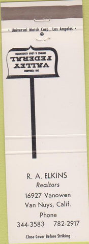Matchbook Cover - Elizabeth West Real Estate Stony Brook NY