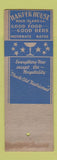 Matchbook Cover - Harper House Rock Island IL WEAR