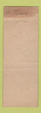 Matchbook Cover - Tye's WEAR