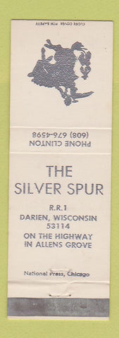 Matchbook Cover - Silver Spur Darien WI