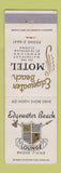 Matchbook Cover - Edgewater Beach Motel St Petersburg FL