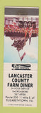 Matchbook Cover - Lancaster Country Farm Diner Elizabethtown PA