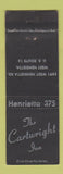 Matchbook Cover - Cartwright Inn West Henrietta NY