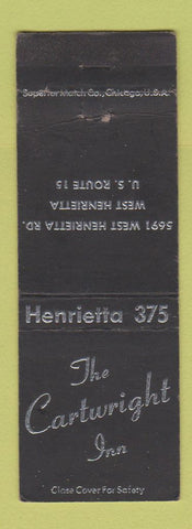 Matchbook Cover - Cartwright Inn West Henrietta NY