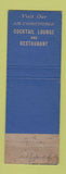 Matchbook Cover - Hotel Plaza Washington DC