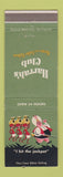 Matchbook Cover - Harrah's Club Casino Reno Lake Tahoe CA
