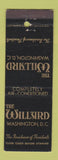 Matchbook Cover - Willard Hotel Washington DC WEAR