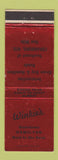 Matchbook Cover - Winkie's Hamilton WI RED