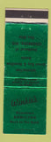 Matchbook Cover - Winkie's Hamilton WI GREEN