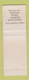 Matchbook Cover - King David Israeli Restaurant Los Angeles CA