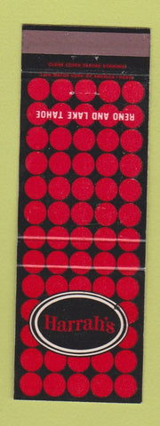 Matchbook Cover - Harrah's Casino Reno Lake Tahoe CA
