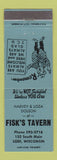 Matchbook Cover - Fisk's Tavern Lodi WI