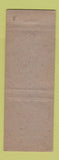 Matchbook Cover - Hotel Clinton Vermillion Room Clinton IN