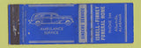 Matchbook Cover - Isbell Finney Funeral Home Albertville AL MERCHANTS WEAR