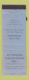 Matchbook Cover - Reynolds Sugar Bush Maple Syrup Aniwa WI WEAR