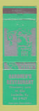 Matchbook Cover - Gardner's Restaurant Louisville KY