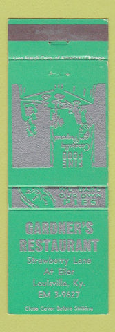 Matchbook Cover - Gardner's Restaurant Louisville KY