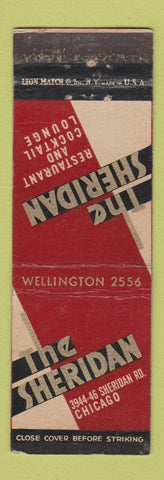 Matchbook Cover - Sheridan Restaurant Chicago IL