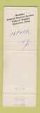 Matchbook Cover - Washington Trust Company Washington NJ Oxford