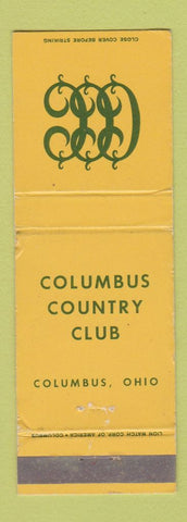 Matchbook Cover - Columbus Country Club OH WEAR