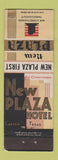Matchbook Cover - New Plaza Hotel Laredo TX