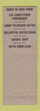 Matchbook Cover - New Plaza Hotel Laredo TX