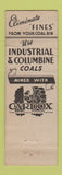 Matchbook Cover - Barnett Fuel Oil coal Denver Colorado WORN