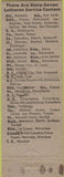 Matchbook Cover - Lutheran Church Rev Reichert St Louis MO