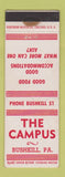 Matchbook Cover - The Campus Restaurant Bushkill PA