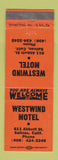 Matchbook Cover - Westwind Motel Salinas CA