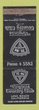 Matchbook Cover - Virginia Country Club Long Beach CA WEAR