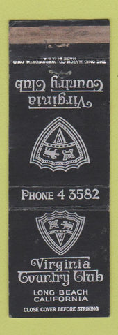 Matchbook Cover - Virginia Country Club Long Beach CA WEAR