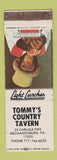 Matchbook Cover - Tommy's Country Tavern Mechanicsburg PA