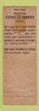 Matchbook Cover - Cities oil gas Penn Central Harrisburg PA WEAR
