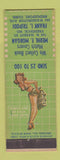 Matchbook Cover - Merhl Morgan Match Collector Frederick MD pinup Bridgeport CT