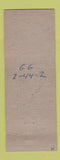 Matchbook Cover - Merhl Morgan Match Collector Frederick MD pinup Bridgeport CT