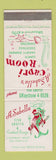 Matchbook Cover - A Sabella Fish Grotto San Francisco CA