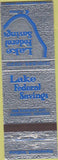 Matchbook Cover - Lake Federal Savings Hammond IN