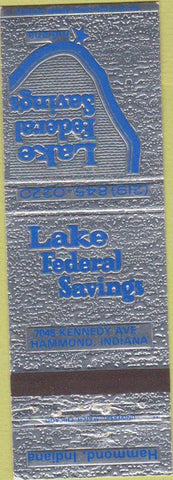 Matchbook Cover - Lake Federal Savings Hammond IN