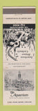 Matchbook Cover - The Aquarium Restaurant Boston MA