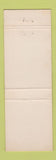 Matchbook Cover - The Aquarium Restaurant Boston MA