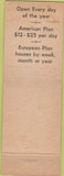 Matchbook Cover - Fort Clark Guest Ranch Brackettville TX